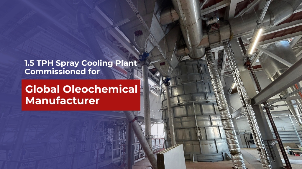 1.5 TPH Spray Cooling Plant Commissioned - Shachi